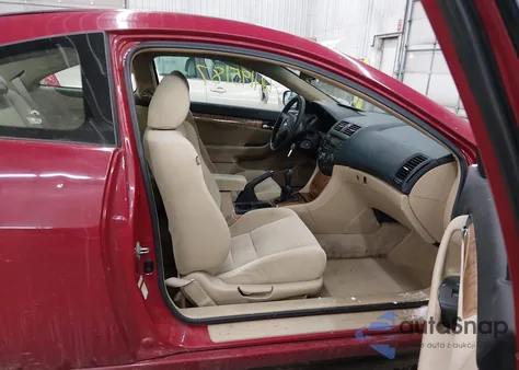 2004 Honda Accord 2.4 Ex z USA, uszkodzony, nr VIN 1HGCM71504A027446